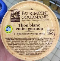 Mängden socker i Thon blanc entier germon à l'huile d'olive vierge extra