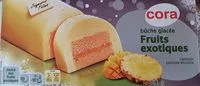 Mängden socker i Bûche glacée fruits exotiques