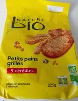 Mängden socker i Nature bio petits pains grillés