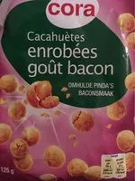 Mängden socker i Cacahuètes enrobées goût bacon