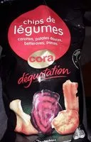 Mängden socker i Chips de Légumes