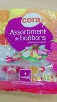 Mängden socker i Assortiment de bonbons