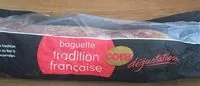 Mängden socker i Baguette Tradition Française