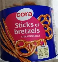 Mängden socker i Sticks et bretzels
