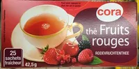 Mängden socker i Thé Fruits rouges