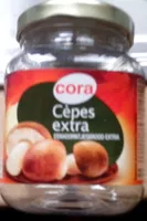 Mängden socker i Cèpes extra