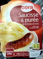 Mängden socker i Saucisse & purée de pommes de terre