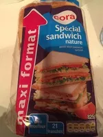 Mängden socker i Spécial Sandwich Nature, maxi format (21 tranches)