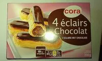 Mängden socker i 4 éclairs au chocolat