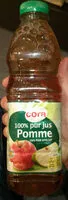 Mängden socker i 100 % pur jus Pomme