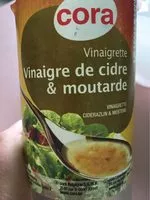 Mängden socker i Vinaigrette au vinaigre de cidre et moutarde, 50cl