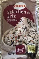 Mängden socker i Sélection de 3 Riz