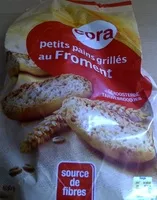 Mängden socker i Petits pains grillés au froment