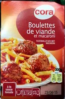 Mängden socker i Boulettes de viande et macaroni à la sauce tomate