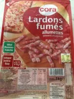 Mängden socker i Lardons fumés allumettes