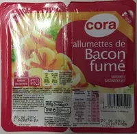 Mängden socker i Allumettes de Bacon fumé