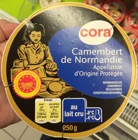 Mängden socker i Camembert de Normandie AOP au lait cru (21,9 % MG)