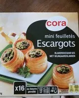 Mängden socker i Mini feuilleté escargots