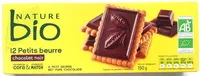 Mängden socker i 12 petits beurre chocolat noir