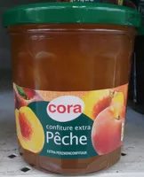 Mängden socker i Confiture extra Pêche