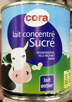 Mängden socker i Lait concentré sucré