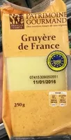 Mängden socker i Gruyère de France - Fromage à pâte pressée cuite