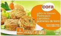 Mängden socker i Palets de légumes - Poireaux, carottes, pommes de terre