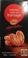 Mängden socker i Palmiers salés au fromage