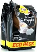 Mängden socker i Pur Arabica 96 Dosettes Classique