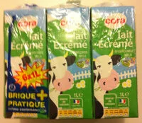 Mängden socker i Lait Brique écrémé