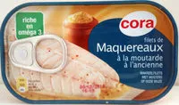 Mängden socker i Filets de maquereaux à la moutarde à l'ancienne