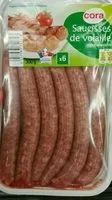 Mängden socker i saucisses de volaille