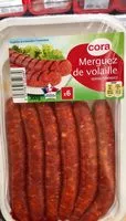 Mängden socker i Merguez de volaille