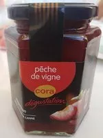 Mängden socker i Confiture pêche de vigne