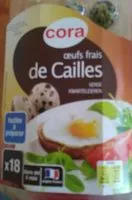 Mängden socker i Oeufs Frais De Cailles x 18