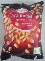 Mängden socker i Cacahuètes grillées à sec