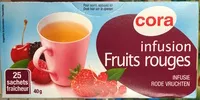 Mängden socker i Infusion Fruits rouges