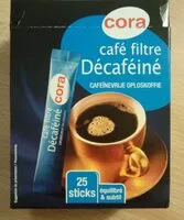 Mängden socker i Café filtre décaféiné