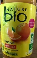 Mängden socker i Pur jus d’orange Bio