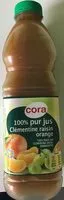 Mängden socker i 100 % Pur Jus Clémentine Raisin Orange