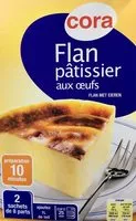 Mängden socker i Flan patissier aux oeufs
