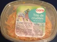 Mängden socker i Trio de crudites