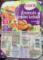 Mängden socker i Émincés de poulet Kebab