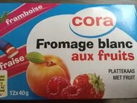 Mängden socker i Fromage blanc aux fruits