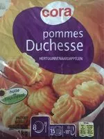 Mängden socker i Pommes Duchesse