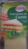 Mängden socker i Tranchettes de Comté 