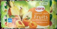 Mängden socker i Yaourt aux Fruits avec morceaux (8 pots)