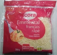 Mängden socker i Emmental Français râpé