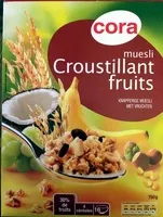 Mängden socker i Muesli Croustillant fruits