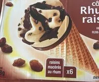 Mängden socker i Cones rhum raisin